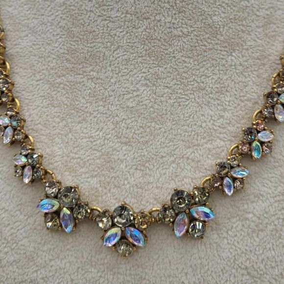 J Crew AB Crystal Cluster Necklace - Picture 8 of 9